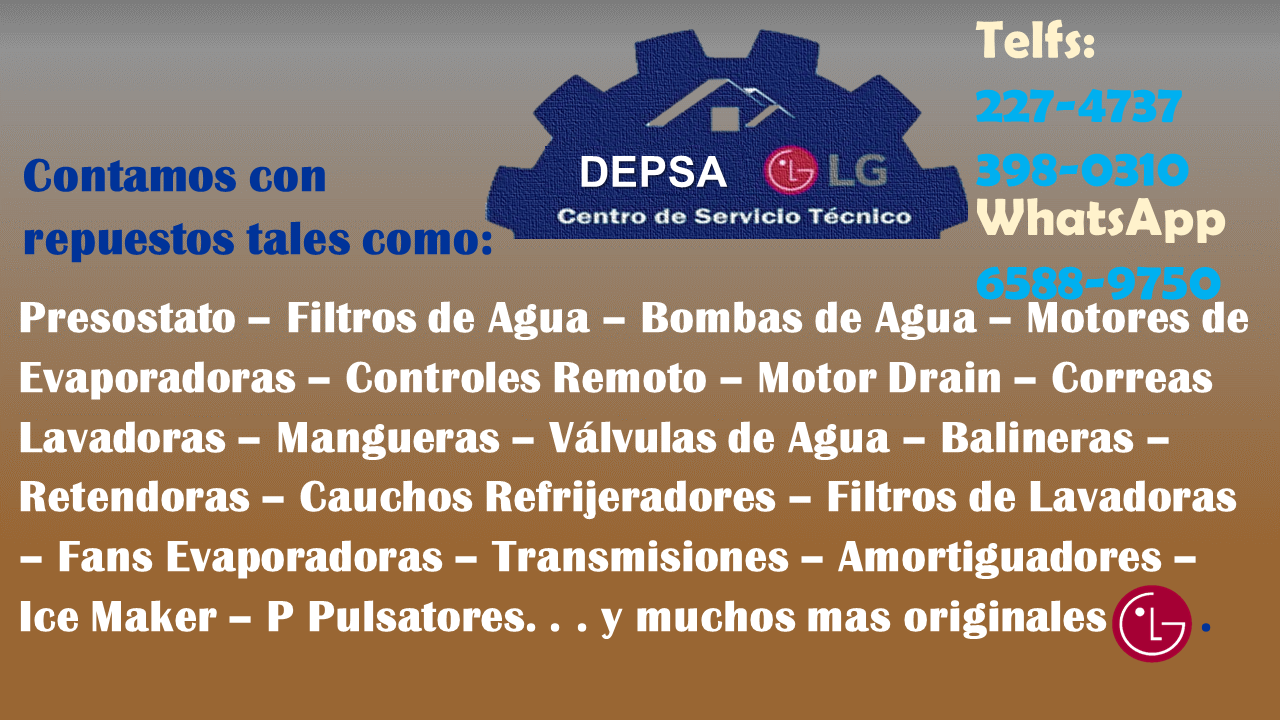 Reparación de lavadoras LG