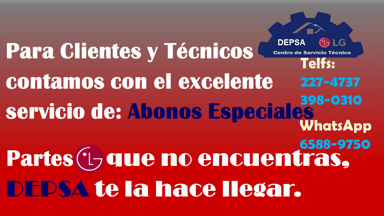 Reparación de neveras LG